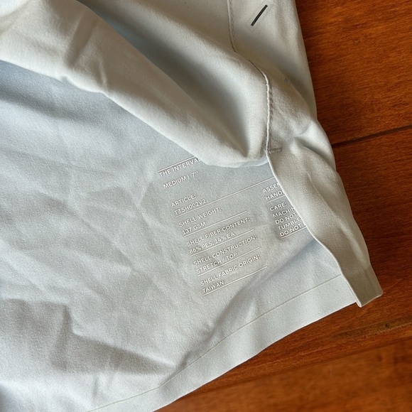 NWOT Ten Thousand Light Gray Interval Short (No Liner) 7" Size S, M, L, XL - Picture 5 of 9